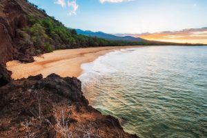 Maui Hawaii Green And Brown Mountain Beside Body Of Water